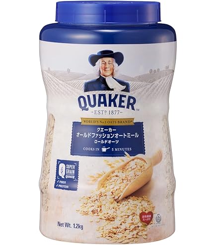 Amazon.co.jp: オートミール 2kg 大粒 【ロールドオーツ チャック付き